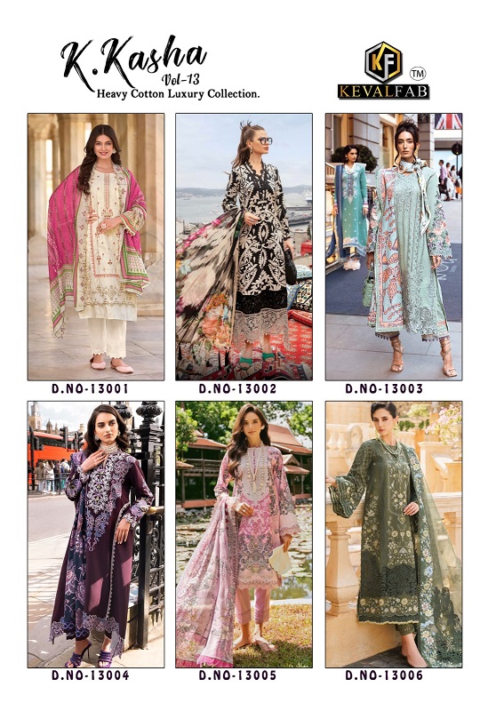 Keval K Kasha Vol-13 – Dress Material